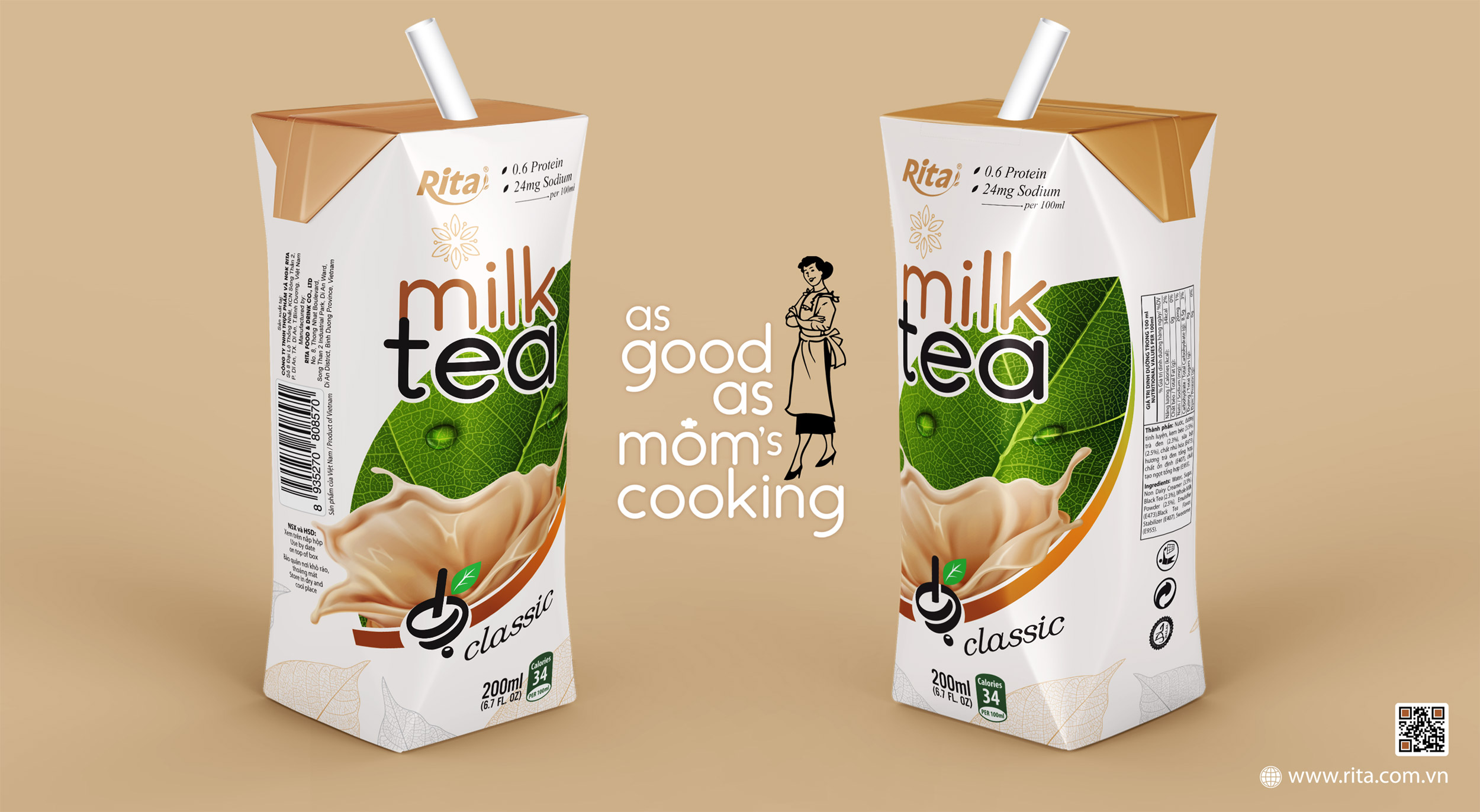 Milk tea 200ml box