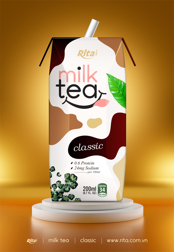 Design Milk tea 200ml box