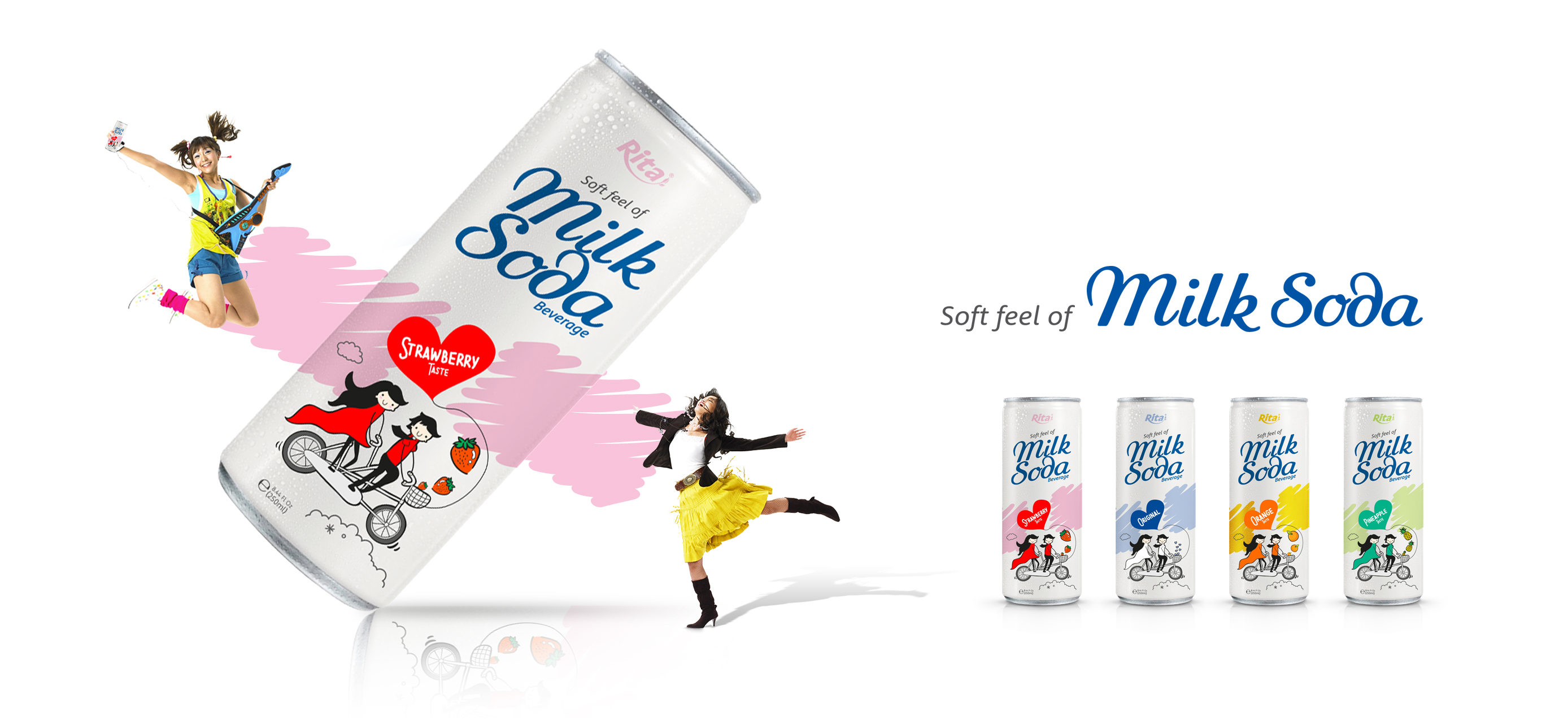 Poster Milk Soda from Rita beverage