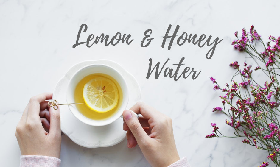 TEA DRINK WITH HONEY LEMON
