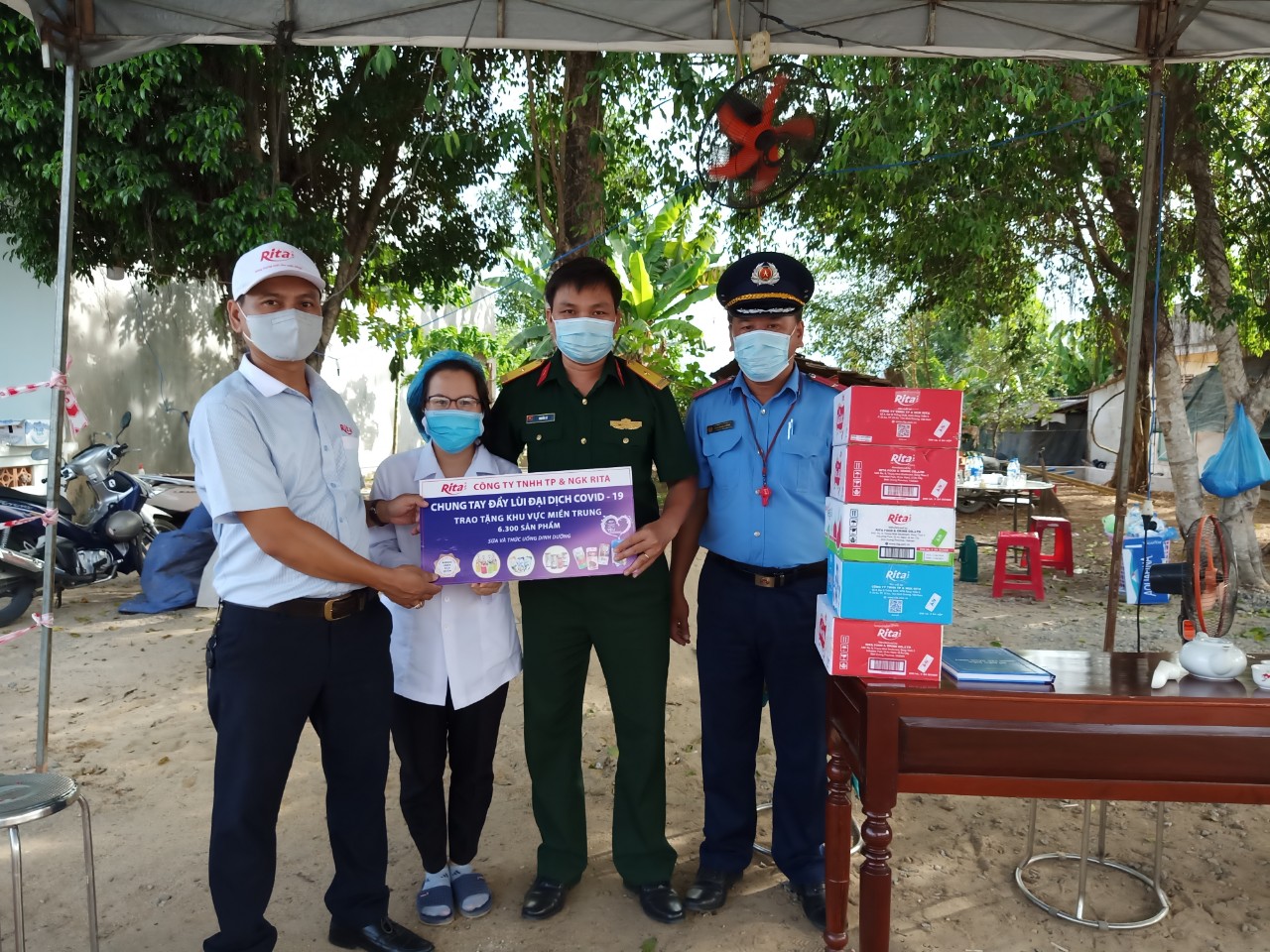 Nước giải khát Rita ủng hộ chống covid 4