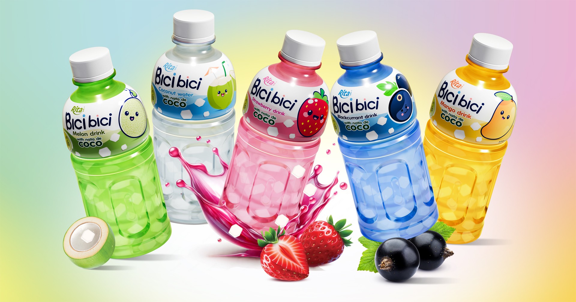 Banner Rita Bici Bici - Fruit Juice with nata de coco