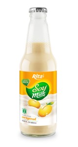 03 Soymilk 300ml Glass Bottle