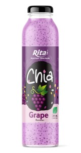 Wholesale Chia Seeds Drink Grape Flavor 10.6 fl oz Glass Bottle Wholesale Chia Seeds Drink Grape Flavor 10.6 fl oz Glass Bottle