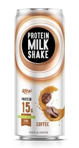 10.8 FL Oz Rita brand Protein Milk Shake with Coffee Flavor