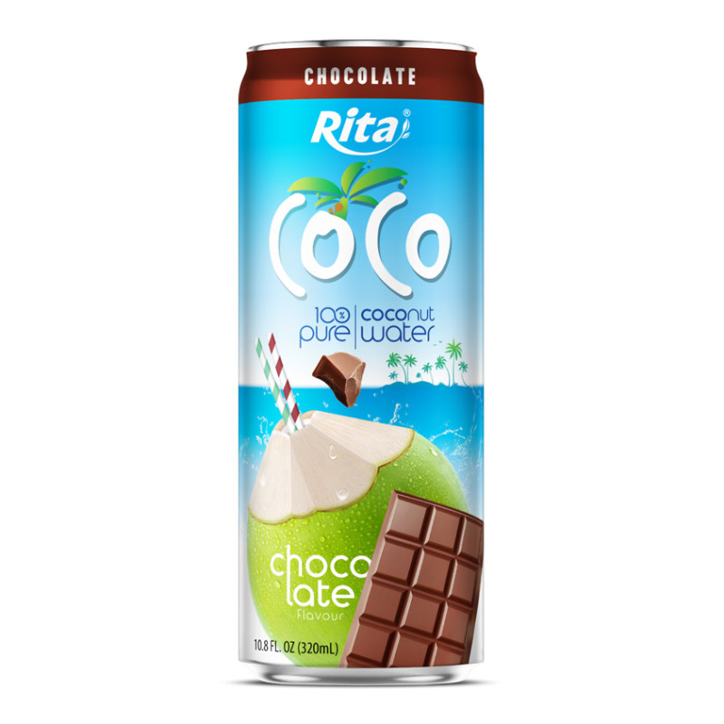 10.8 Fl Oz Pure Coconut water with Chocolate