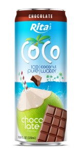 10.8 Fl Oz Pure Coconut water with Chocolate