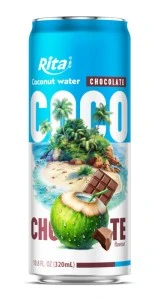 10.8 Fl Oz Young coconut water with Chocolate