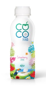 100 Coconut water fresh with strawberry