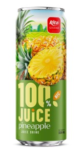 100% pineapple juice drink 320ml sleek cans 100% pineapple juice drink 320ml sleek cans