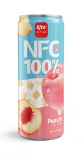 100 NFC juice peach flavor 1