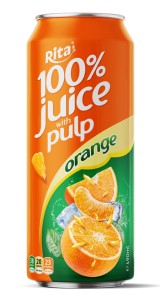 Hot Trending 500ml Can 100% Orange Juice Drink