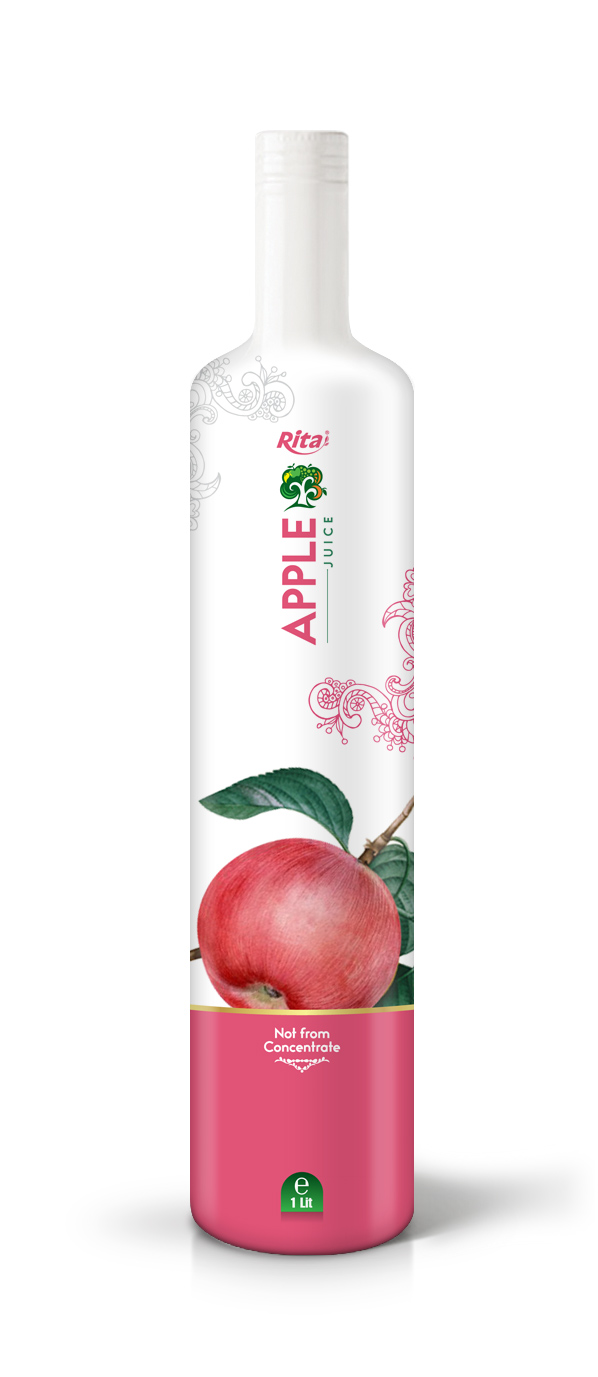 1L Glass bottle Apple Fruit Juice