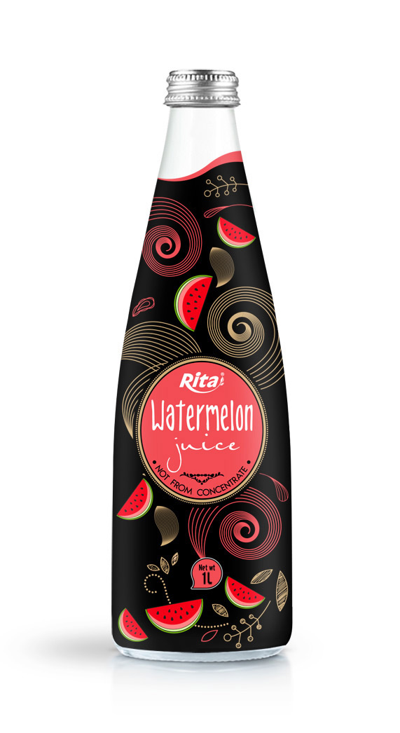 1L Glass bottle Watermelon Juice