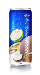 250m Alu Can Pure Sparkling Coconut Water