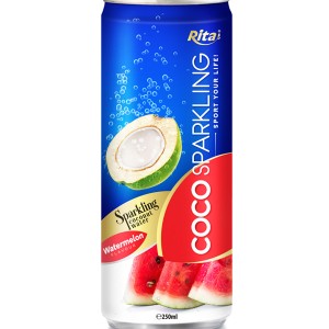250m Alu Can Watermelon Flavour Sparkling Coconut Water