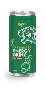 250ml Carbonated Energy Drink Low Sugar