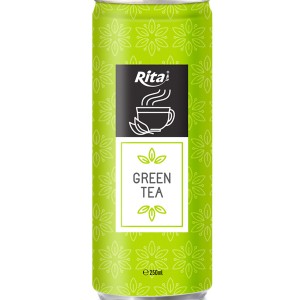 250ml Alu Can Green Tea Drink