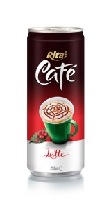 250ml Canned Latte Coffee RITA brand