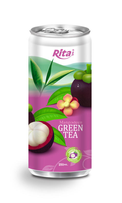 250ml Canned Mangosteen Green Tea