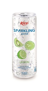 250ml Slim Can Lemon Flavored Sparkling Water