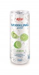 250ml Slim Can Lemon Flavored Sparkling Water