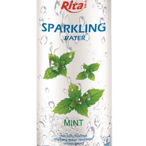 250ml Slim Can Mint Flavored Sparkling Water