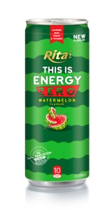 250ml Slim Can Watermelon Flavour Energy Drink