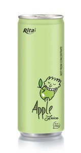 250ml aluminum can Apple Juice