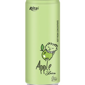 250ml aluminum can Apple Juice