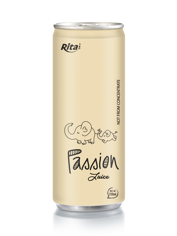 250ml aluminum can Passion Juice