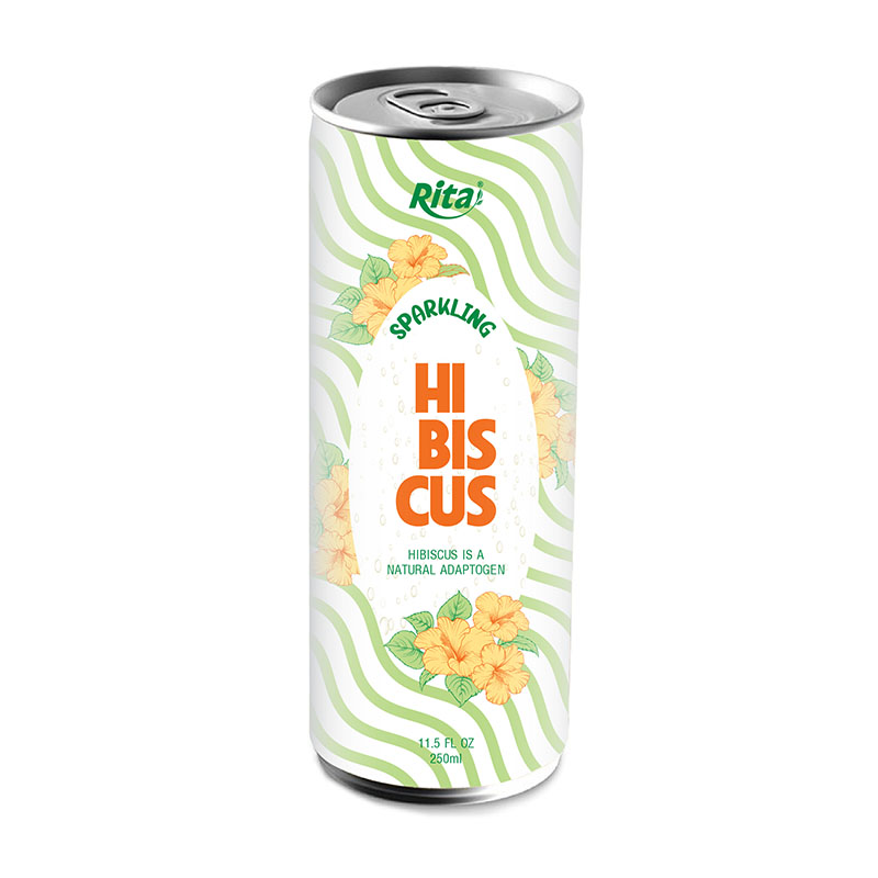 250ml canned Hibiscussparklingdrink