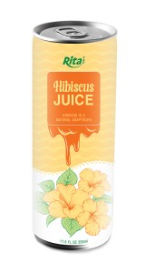 250ml canned best natural hibiscus juice