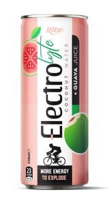 250ml cans Electrolyte Coconut water with guava juice 250ml cans Electrolyte Coconut water with guava juice