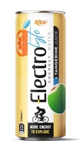 250ml cans Electrolyte Coconut water with tangerine juice