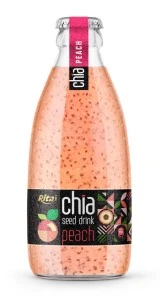 Hot Trend 2024 Chia Seed Drink With Peach Flavor Hot Trend 2024 Chia Seed Drink With Peach Flavor