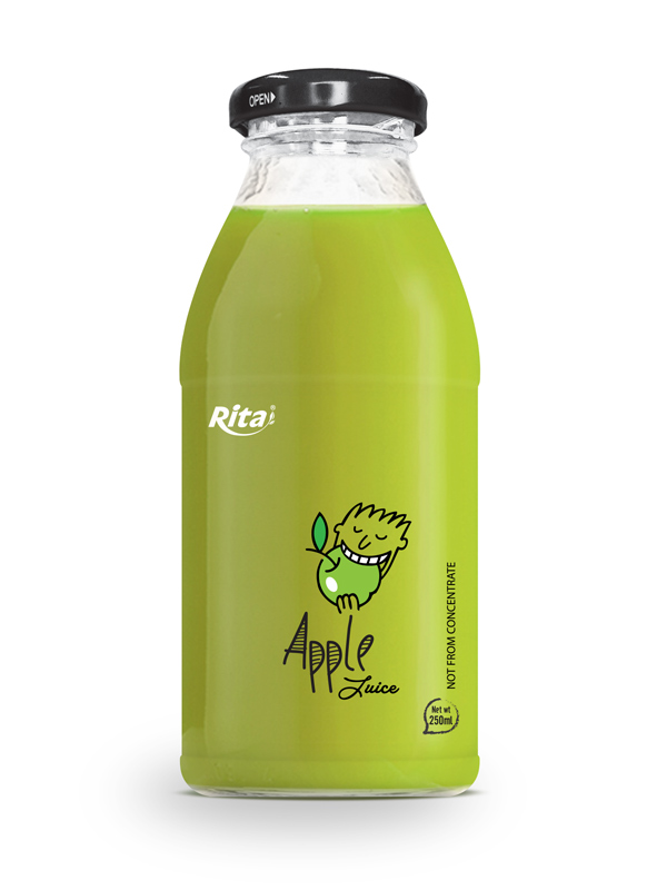 250ml glass bottle  Apple Juice