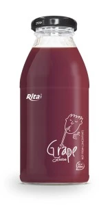 250ml glass bottle Grape Juice