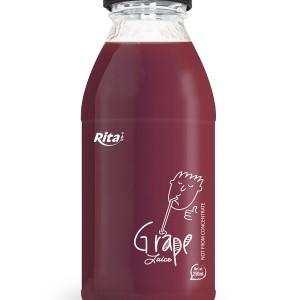 250ml glass bottle  Grape Juice