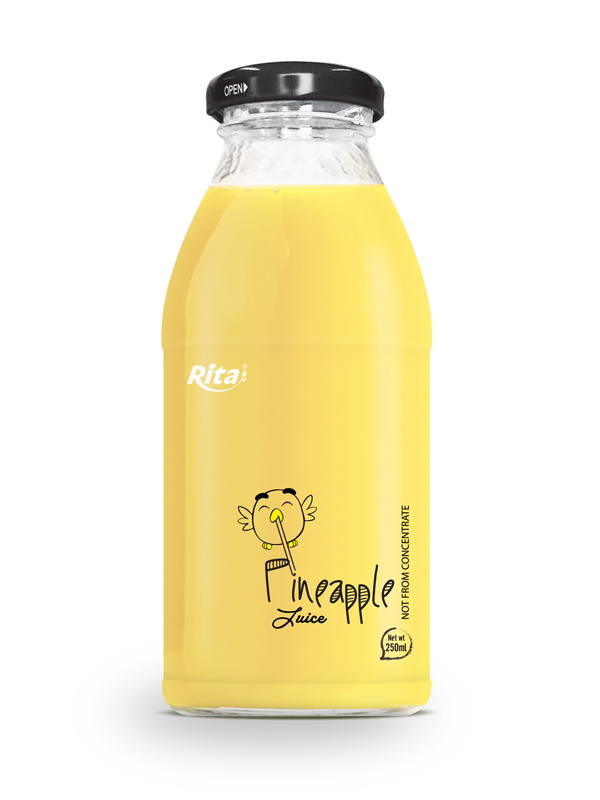 250ml glass bottle  Pineapple Juice