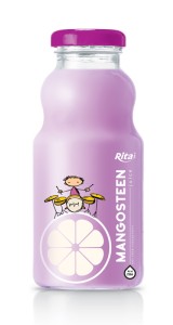 250ml glass bottle mangosteen juice