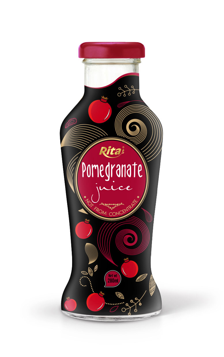280ml Glass Bottle Pomegranate Juice