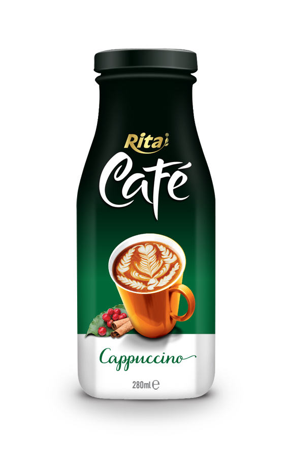 280ml Glass bottle Cappuccino Coffee