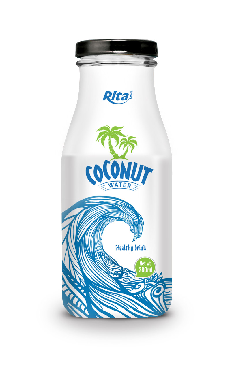 280ml Glass bottle Coconut Water