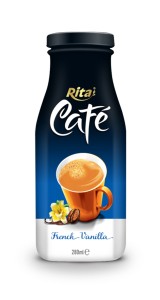 280ml Glass bottle  French Vanilla Coffee RITA brand