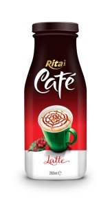 280ml Glass bottle Latte Coffee Robusta 280ml Glass bottle Latte Coffee Robusta