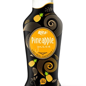 280ml Glass bottle Pineapple Juice