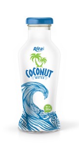 280ml Glass bottle Pure Coconut Water