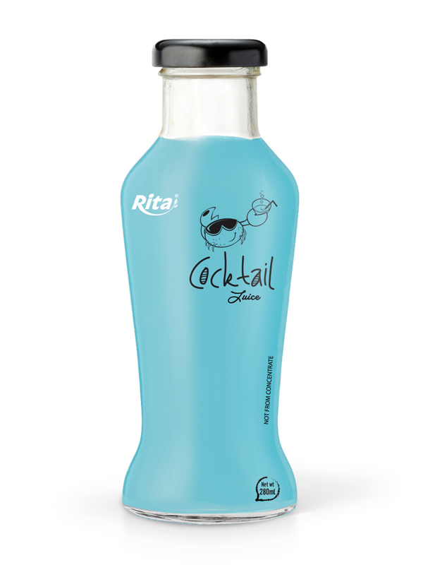 280ml glass bottle  Cocktail Juice