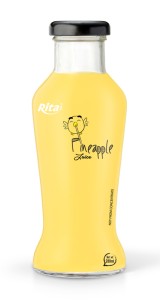 280ml glass bottle best  Pineapple fruit Juice
